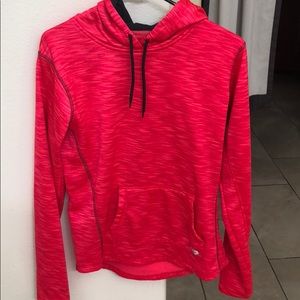 Neon pink athletic sweater